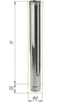 труба метровая феррум 0.5